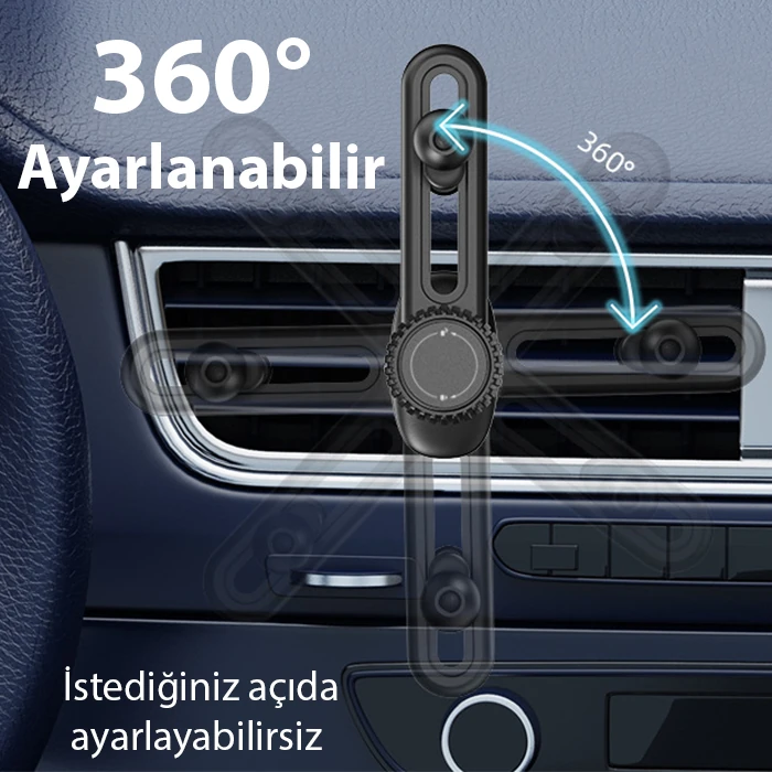 ALLY B099 Ayarlanabilen Araç Içi Havalandirma Telefon Tutucu