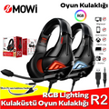 XMOWi R2 Gaming Mikrofonlu RGB Oyuncu Kulaklılığı Gurultu Engelleyici Kulaklik