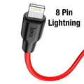 HOCO X21 Plus PD 20W Type-C to iPhone Lightning Silikon Hızlı Şarj ve Data Kablosu