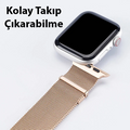 Dux Ducis Apple Watch 42/44/45MM için Milanese Premium Milano Loop Kayış Kordon