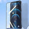 Baseus İPhone 12/12 Pro 6.1 Ekran Koruyucu 0.3MM Full Anti Blue Light Tempered Cam Ekran Koruyucu 2A