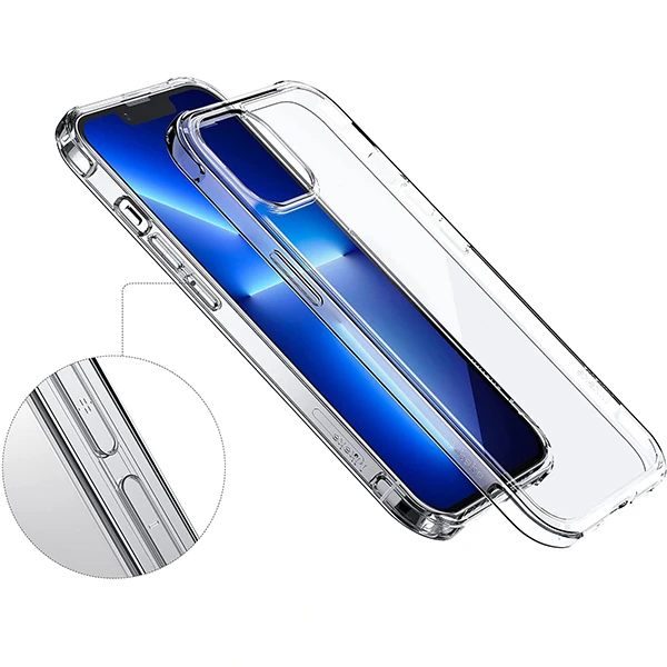 iPhone 13 Pro 6.1inç Anti-Drop Shockproof Darbe Emici Silikon Kılıf