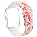 Ally Apple Watch İçin 38mm Yüksek- Kalite Desenli Silikon Kordon