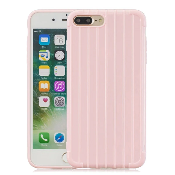 Ally iPhone 8 Plus 7Plus Trunk Lines ince Soft Silikon Kılıf