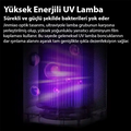 EZERE FullClean Pro Have Temizleme Cihazı 350 CADR LED ekran iyon ve sessiz çalışma ile toz duman poleni %99.9 filtreler. Temiz hava