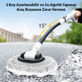 ALLY LS-443 Teleskopik Mikrofiber Araba Yıkama Fırçası Uzun Saplı Fırçası Oto Mopu
