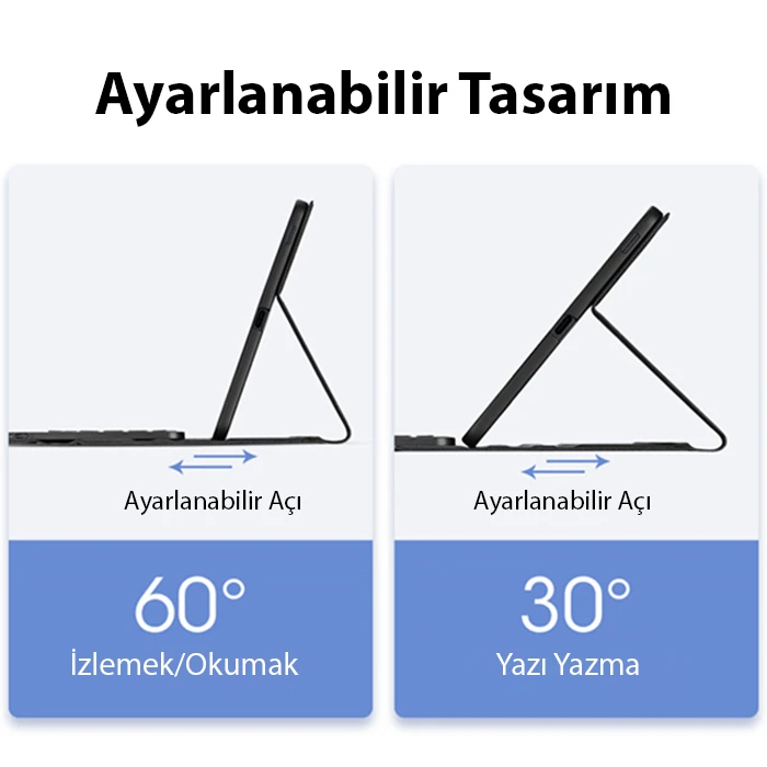 Dux Ducis SM Galaxy Tab S8 Plus-S7 Plus-S7 FE ile Uyumlu Bluetooth Klavye Touchpad Kılıf
