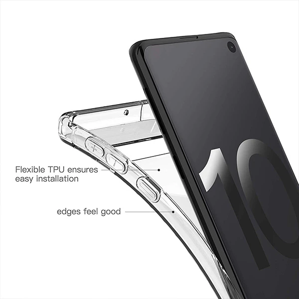 Ally Sm Galaxy S10 Anti-Drop Darbe Emici Silikon Kılıf