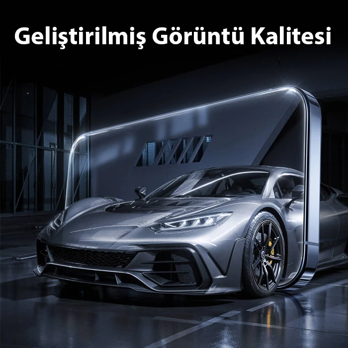Baseus Crystalline iPhone 14 Plus/13 Pro Max için Parlama Önleyici Tempered Cam Ekran Koruyucu