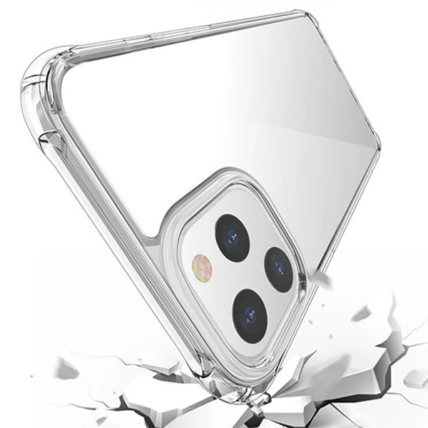 İPhone 12 Pro Max 6.7 Anti-Drop Silikon Kılıf Shockproof Şeffaf kılıf