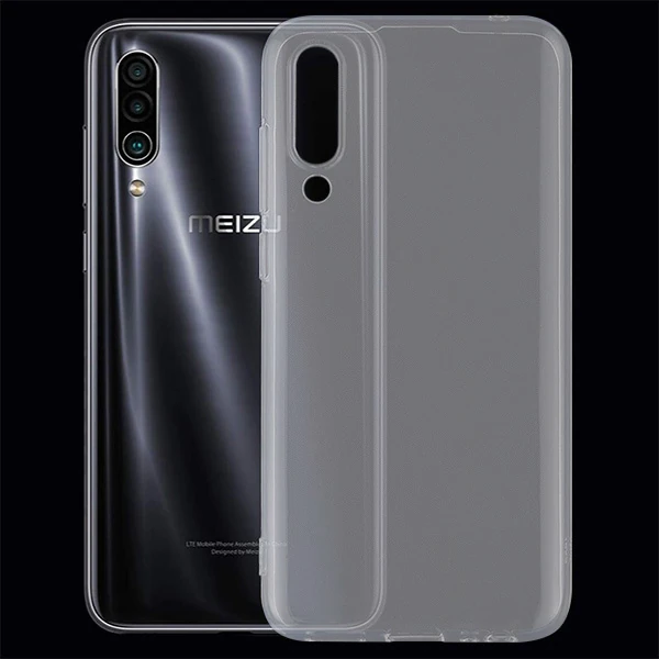 Meizu 16XS Kamera Korumalı Fit Silikon Kılıf