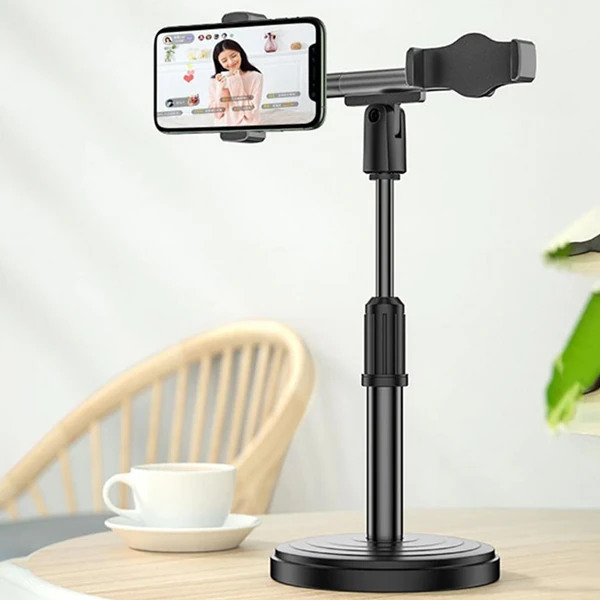 ALLY Masaüstü Youtube Tiktok Canlı Yayın Çift Telefon Tutucu Stand
