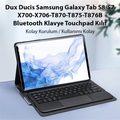 Dux Ducis SM Galaxy Tab S8/S7 Bluetooth Klavye Touchpad Kılıf X700-X706-T870-T875-T876B