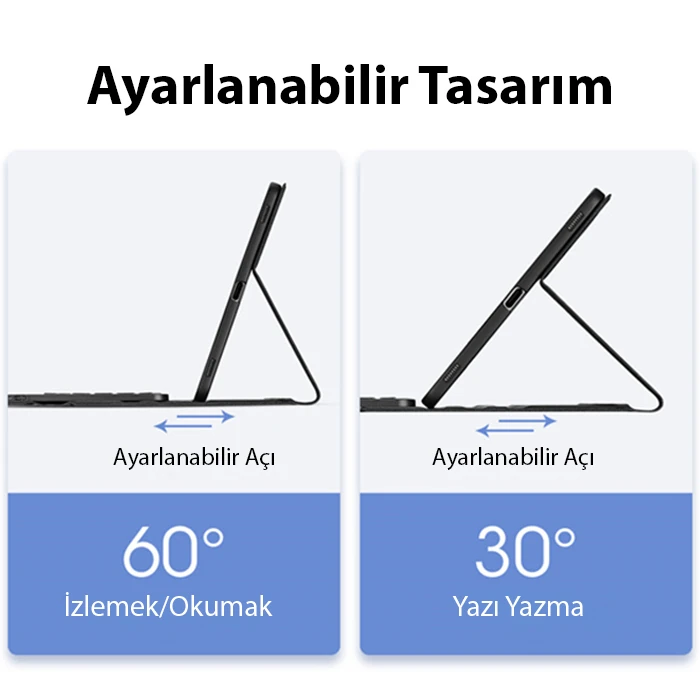 Dux Ducis SM Galaxy Tab S8/S7 Bluetooth Klavye Touchpad Kılıf X700-X706-T870-T875-T876B