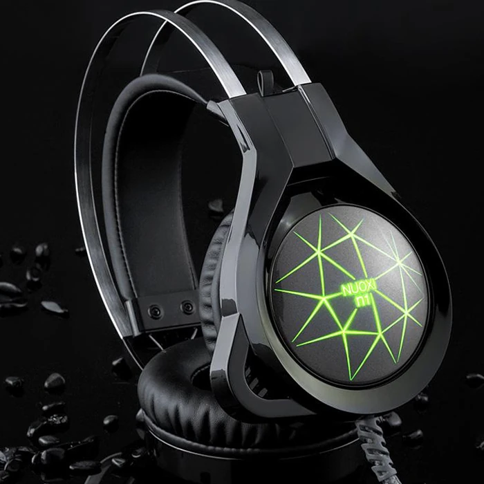 ALLY N1 RGB Gaming Kulaküstü Kablolu Oyuncu Kulaklığı Gürültü Engelleyici Kulaklık