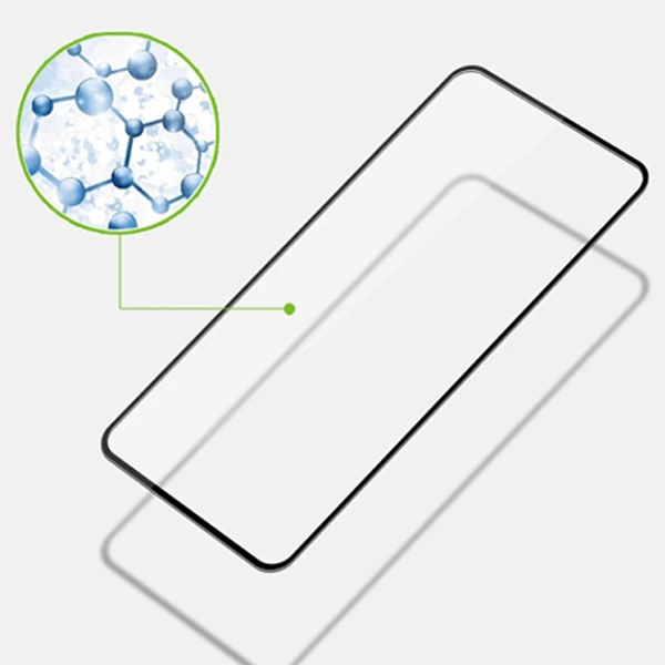 Oppo Reno 4 Full Glue Tempered Cam Ekran Koruyucu Full Kaplama