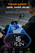 Ally HUD G25 OBD2 + GPS Head Up Display HUD Dijital Hız Göstergesi - Motosiklet ile Uyumlu
