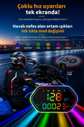 Ally HUD G25 OBD2 + GPS Head Up Display HUD Dijital Hız Göstergesi - Motosiklet ile Uyumlu