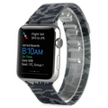 Ally Apple Watch 7-8 45mm 6-5-4 44mm Kayış Kordon Metal Milano Loop Kamuflaj 3-2-1 42mm
