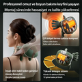 EZERE RelaxBuddy Pro OvmalıIsıtıcılı İnsan Eli Şeklinde Şarjlı Boyun Masaj Aleti