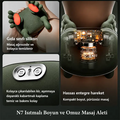 EZERE RelaxBuddy Pro OvmalıIsıtıcılı İnsan Eli Şeklinde Şarjlı Boyun Masaj Aleti