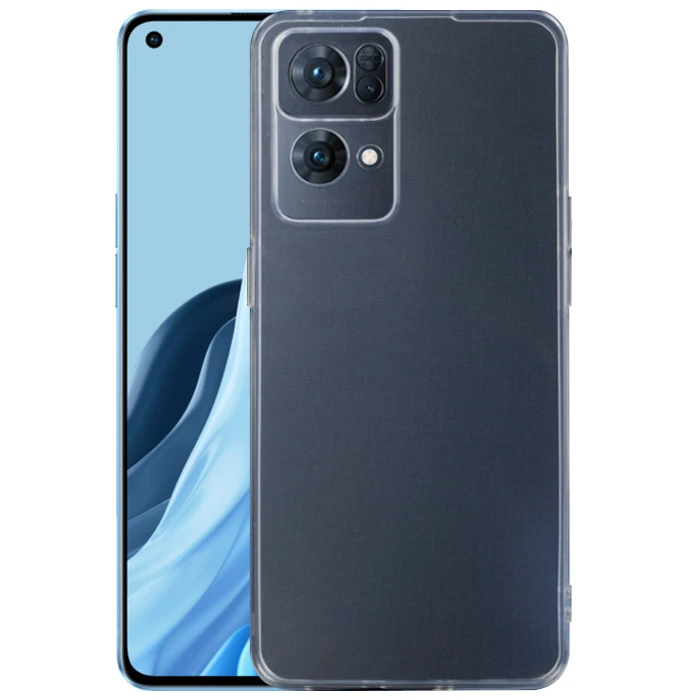 Ally OPPO Reno 7 Pro Kılıf Kamera Korumalı Ultra İnce Şeffaf Silikon Kılıf