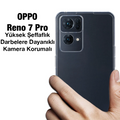 Ally OPPO Reno 7 Pro Kılıf Kamera Korumalı Ultra İnce Şeffaf Silikon Kılıf