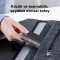 ALLY NK-1048HD 6in1 USB + Type-C + Lightning + SD-TF Kart Okuyucu Çevirici Adaptör