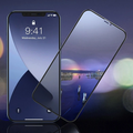 Baseus İPhone 12/12 Pro 6.1 023mm Anti Spy Çerçeveli Tempered Cam Ekran Koruyucu 2 Adet Set