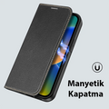 Dux Ducis iPhone 14 Plus 6.7 Kılıf Skin X PU Deri Manyetik Kapaklı Kılıf Magnetic Folio Case