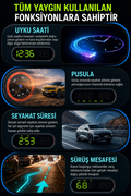 Ally HUD G26 GPS Head Up Display HUD Dijital Hız Göstergesi