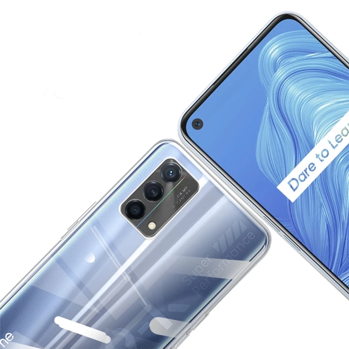 Ally OPPO K9 5G Kılıf Kamera Korumalı Ultra İnce Şeffaf Silikon Kılıf
