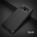 Ally Galaxy S8 Plus Litchi Tam Koruma Soft Silikon Kılıf