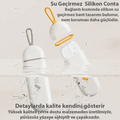 EZERE Taşınabilir 3 Bölmeli Nem Geçirmez Mini Hapİlaç Saklama Kutusu - BPA İçermez