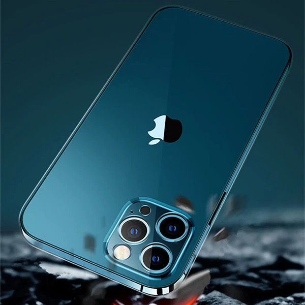 GOR İPhone 12 Pro 6.1 inch Kılıf Kamera Korumalı Şeffaf Silikon Kılıf