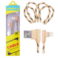 Ally İphone Lightning Eğik Başlı Halat Usb Kablo 1metre