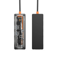 ALLY 6in1 Type-c To USB3.0 + USB2.0 + Type-c PD 100W + SD + TF + HDMI Çoğaltıcı Transparan Hub