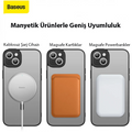 Baseus Frame Series iPhone 14 Plus 6.7 Kamera Koruyuculu Magsafe Kılıf + Tempered Ekran Koruyucu Set