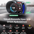 Ally A520 OBD2 + GPS Head Up Display HUD Dijital Hız Göstergesi RPM & Sıcaklık & Basınç Takip Hız Alarmı