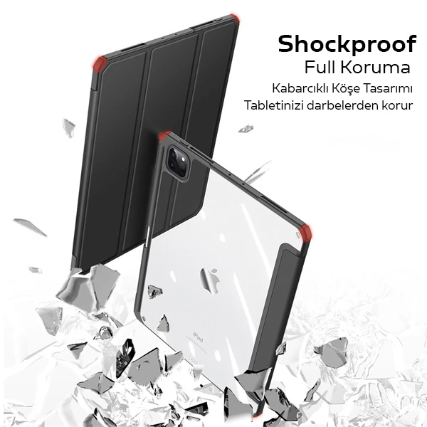 Dux Ducis iPad Pro 11 (201820202021.2022) Kılıf Kalem Bölmeli Toby Series