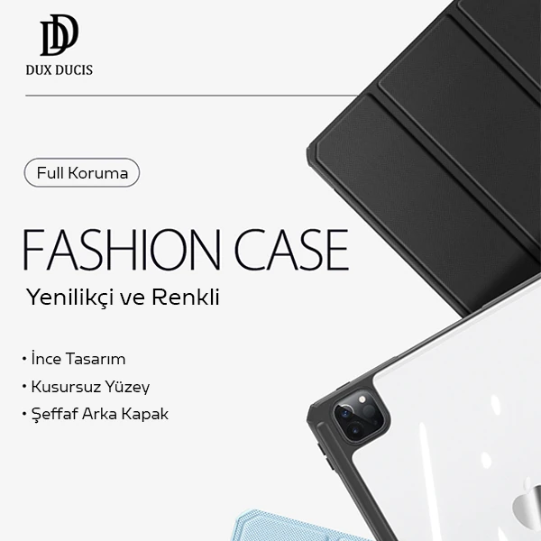 Dux Ducis iPad Pro 11 (201820202021.2022) Kılıf Kalem Bölmeli Toby Series