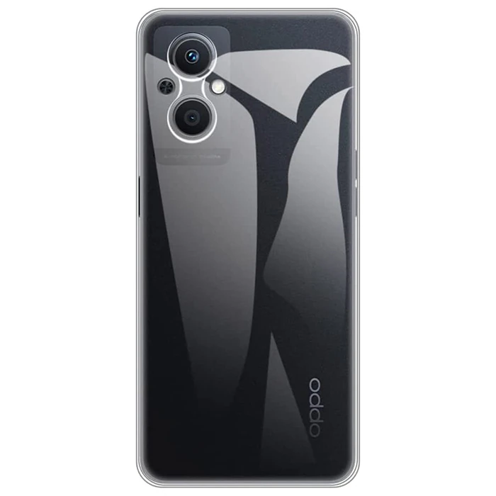 Ally OPPO A96 5G Kılıf Kamera Korumalı Ultra İnce Şeffaf Silikon Kılıf