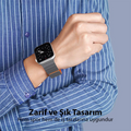 DUX DUCIS Apple Watch 42/44/45MM için Manyetik Zincir Versiyon PU Deri Kayış Kordon