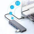 ALLY ADS-305D 4in1 USB/Type-C to 4X USB3.0 HUB Çoğaltıcı Çevirici Dönüştürücü Adaptör