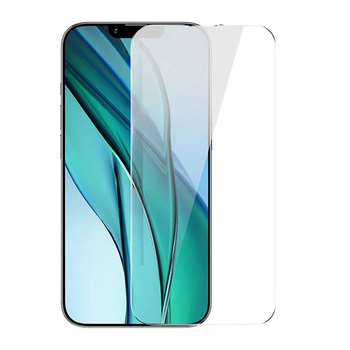 Baseus Crystal Serisi iPhone 15 Pro Max Full Koruma Tempered Cam Ekran Koruyucu