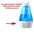 EZERE QTUM9 Çift Sprey Ultrasonik Hava Nemlendirici Alt Haznesi
