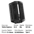 MEMO DL10 Dijital Gösterge 2000mAh Powerbankli Telefon Soğutucu Fan Radyatör