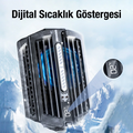 MEMO DL10 Dijital Gösterge 2000mAh Powerbankli Telefon Soğutucu Fan Radyatör