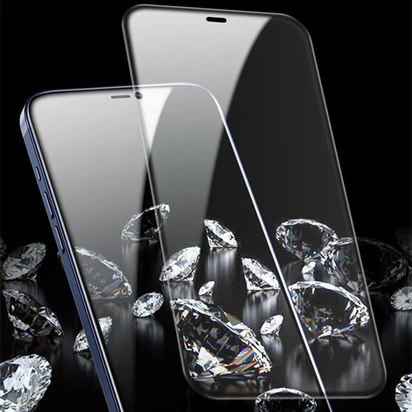 GOR İPhone 12 Mini 5.4 Best Full Tempered Cam Ekran Koruyucu 2Adet+Arka Jelatin