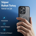 Dux Ducis iPhone 15 Pro Aimo Series MagSafe Premium Buzlu Sert PC-TPU Kılıf